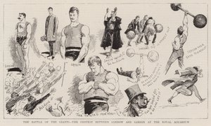 La Bataille des Géants, le Concours entre Sandow et Samson à l